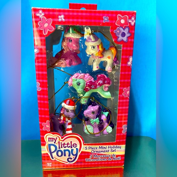 My Little Pony Holiday My Little Pony Nwt Vtg 204 5 Piece Mini